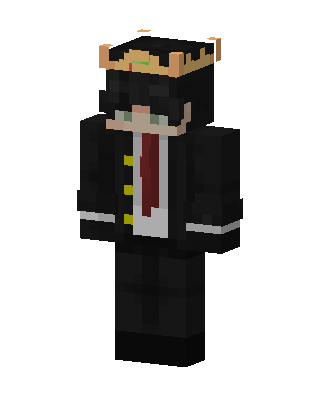 Black King Minecraft black skin