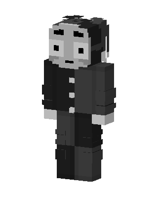 Black Villain Boy Minecraft black skin
