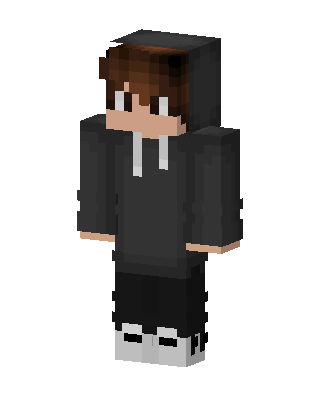 Hoodie Boy skin, 3D preview