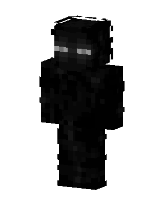 Black Ninja Boy skin, 3D preview