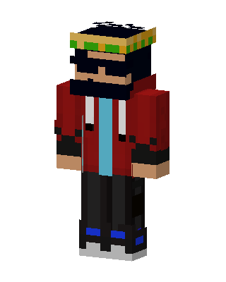 Sunglasses Hoodie Guy skin, 3D preview