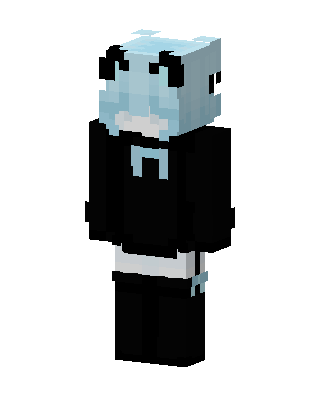 Panda Maid skin, 3D preview
