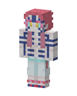 Akaza skin, 3D preview