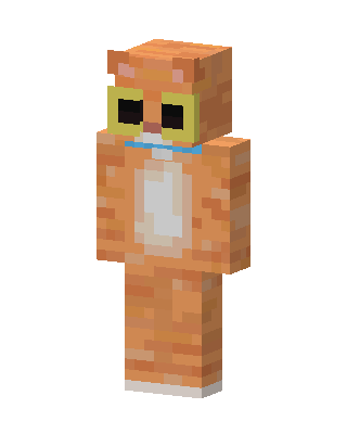 Orange Cat Minecraft skin