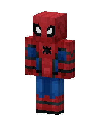 Spider-Man skin, 3D preview
