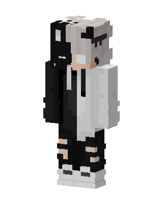 Split Hoodie Minecraft e-boy skin