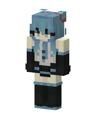 Hatsune Miku skin, 3D preview