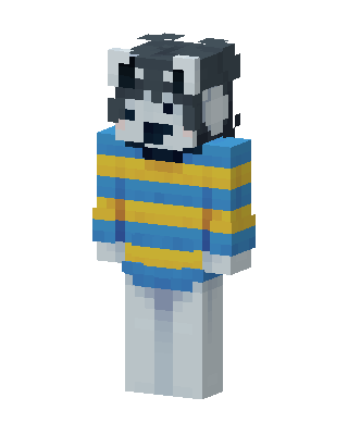 Temmie skin, 3D preview