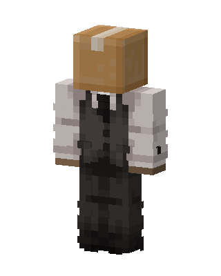 Box Head Butler skin, 3D preview