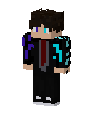 Black Suit Boy skin, 3D preview