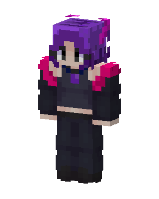Black Hero Girl skin, 3D preview