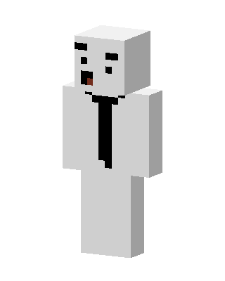 White Suit skin, 3D preview