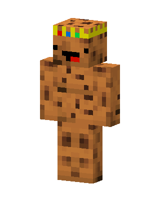 Cookie King Minecraft skin