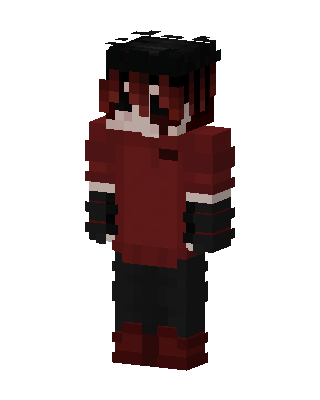 Red Player Boy skin, 3D preview