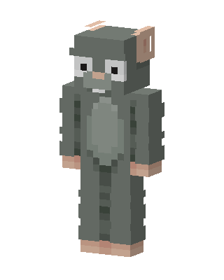 Gray Animal Minecraft skin
