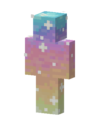 Pink Cutie Girl skin, 3D preview