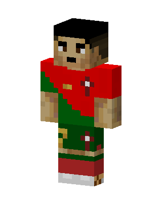 Green Holiday Boy skin, 3D preview