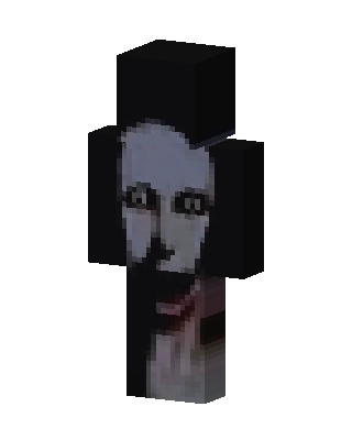 Black Player Girl skin, 3D preview