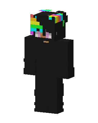 Rainbow Shadow skin, 3D preview