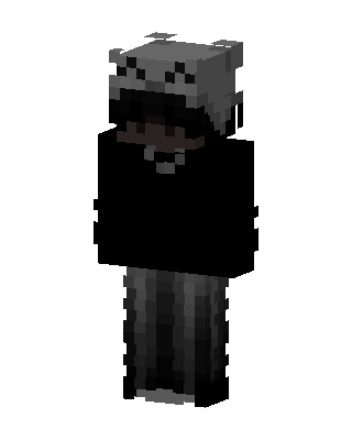 Shadow Beast Hoodie skin, 3D preview
