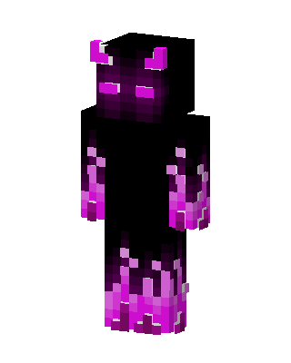 Magenta Flame Demon skin, 3D preview