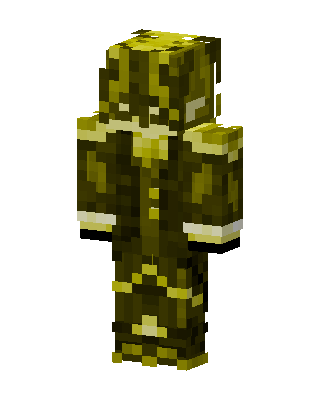 Golden Wraith skin, 3D preview