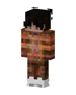 Autumn Patchwork skin, 3D preview