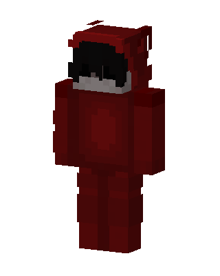 Red Hooded Suit Minecraft skin