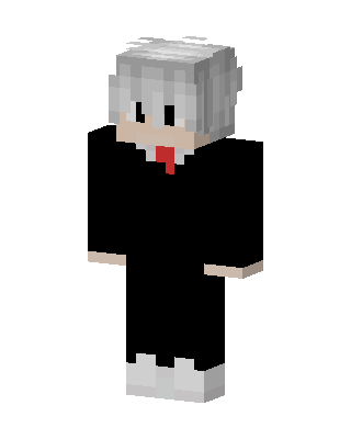 Silver Suit Boy Minecraft skin