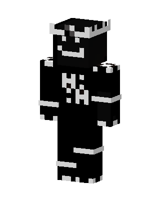 Black Hero Boy skin, 3D preview