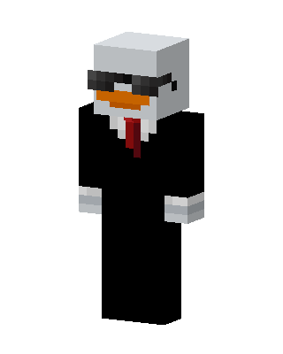 Black Suit Boy skin, 3D preview