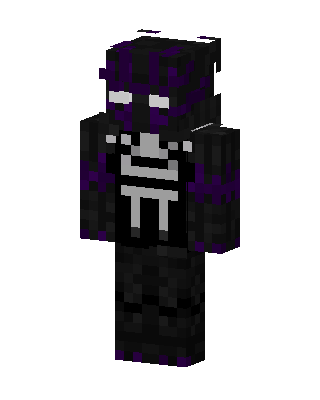 Black Hero Boy skin, 3D preview