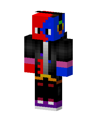 Black Drip Boy skin, 3D preview