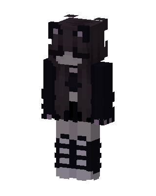 Shadow Panda skin, 3D preview