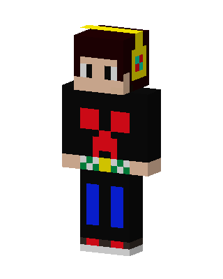 Creeper Hoodie Gamer skin, 3D preview