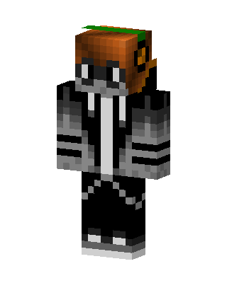 Black Gamer Boy skin, 3D preview