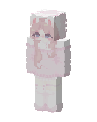 Pastel Bunny Minecraft skin