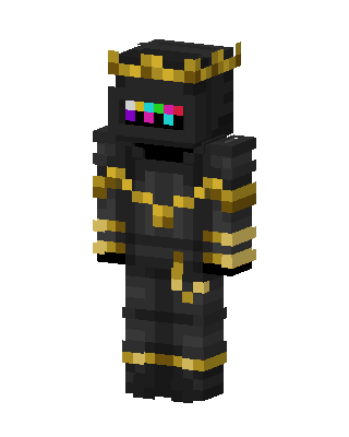 Golden Robot King Minecraft skin