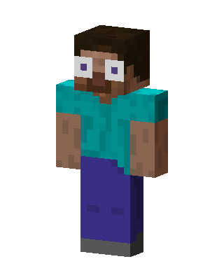 Teal Mob Boy skin, 3D preview