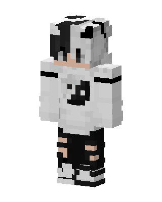 White Animal Boy Minecraft skin