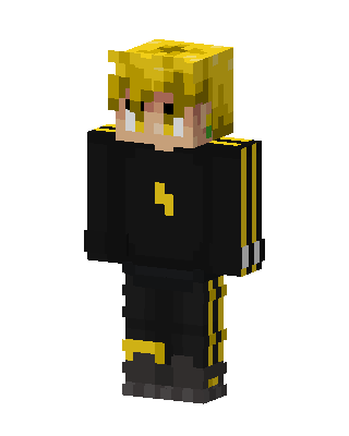 Black Athlete Boy skin, 3D preview