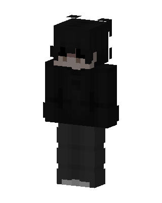 Shadow Hoodie skin, 3D preview