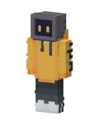 Monitor Hoodie skin, 3D preview