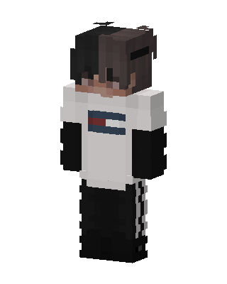 White Player Boy skin, 3D preview