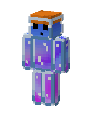 Blue Spaceman Boy Minecraft skin