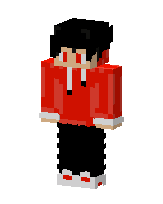 Red Holiday Boy Minecraft Christmas skin