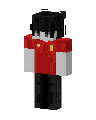 Red Shirt Boy skin, 3D preview