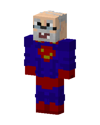 Blue Hero Boy skin, 3D preview