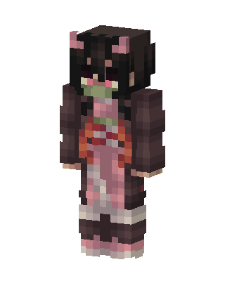 Nezuko Kamado skin, 3D preview