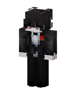 Rose Tuxedo Boy skin, 3D preview